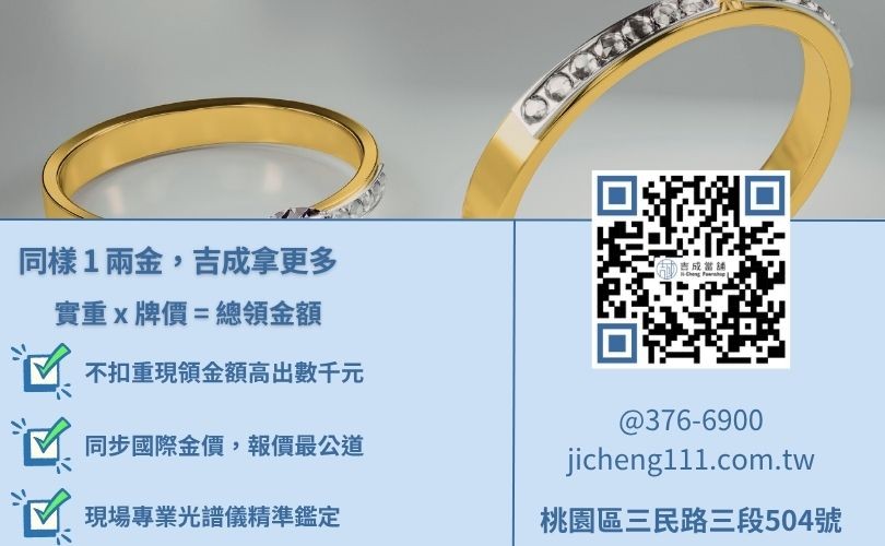 黃金回收價格計算試算表-桃園吉成當舖提供不扣重公式，助您獲取最高回收價。