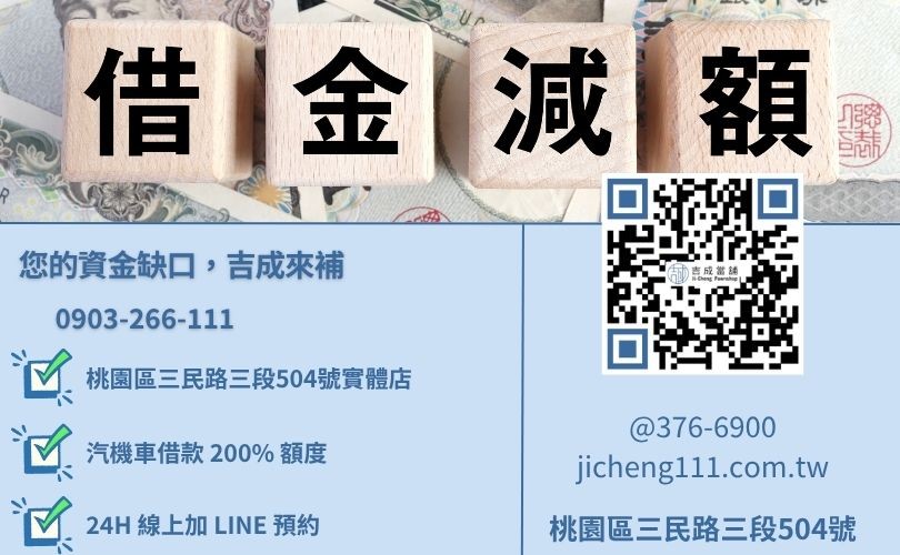 桃園借錢推薦-桃園三民路吉成當舖 24H 線上估價諮詢電話與 LINE ID。